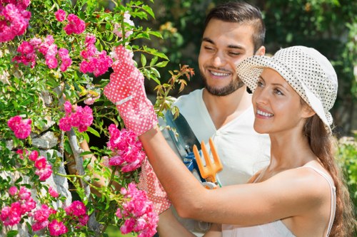 Professional garden clearance service handling branches and outdoor rubbish in Brunswick Park