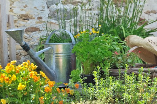 Seasonal garden cleanup in Brunswick Park